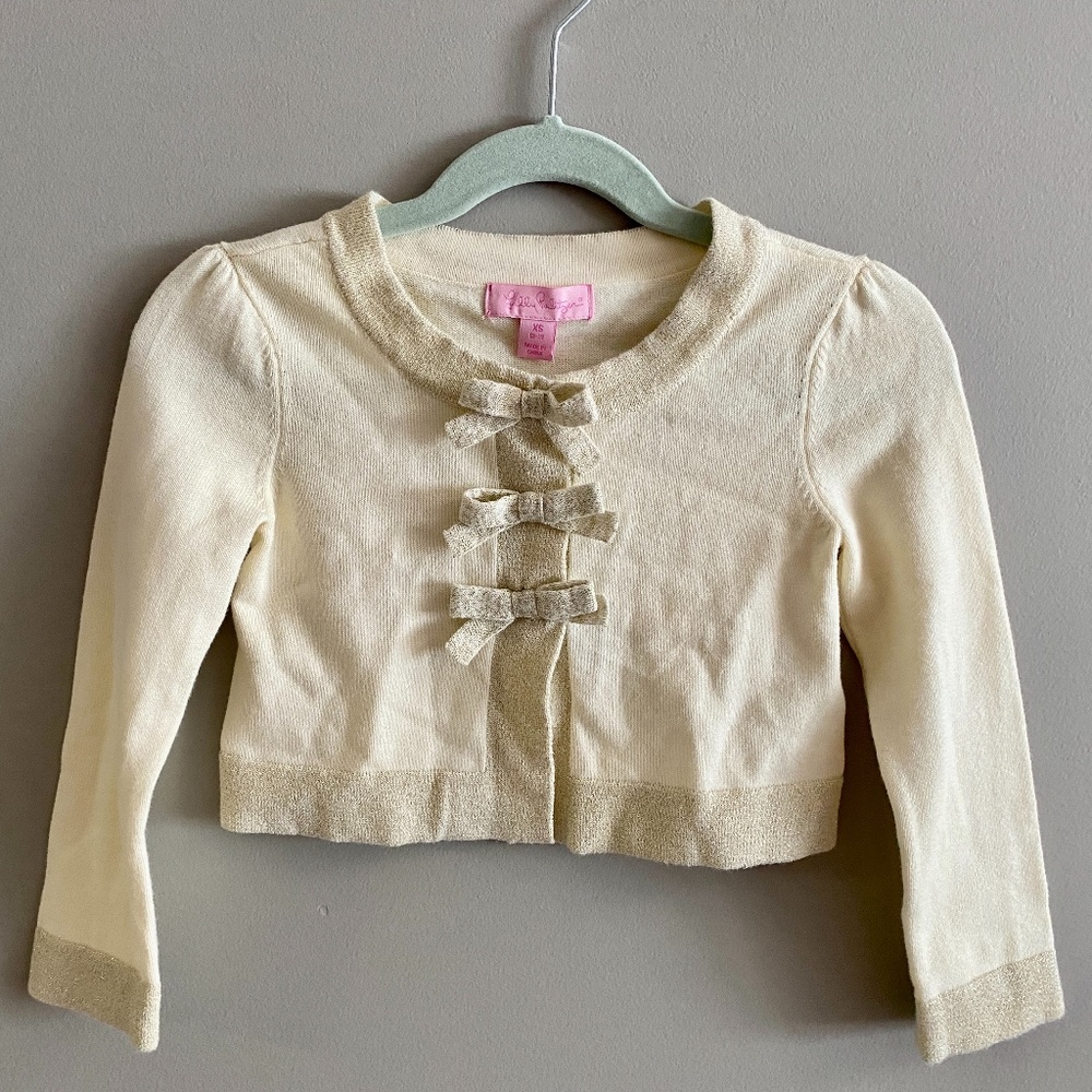 Lilly Pulitzer Shaylee Cardigan with Bows Size XS